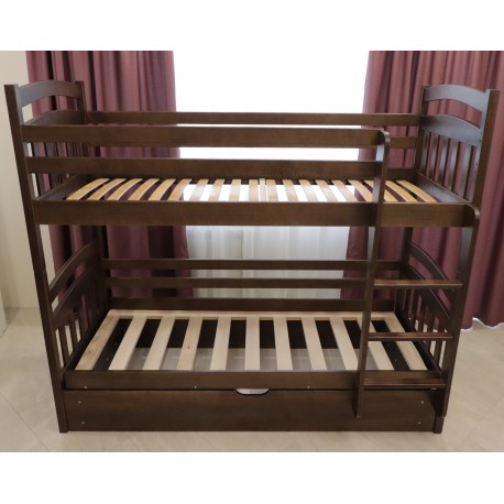 Ліжко односпальне з додатковим висувним місцем СІМБА  80х190(180)